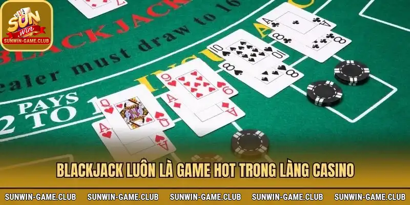 Blackjack là game hot