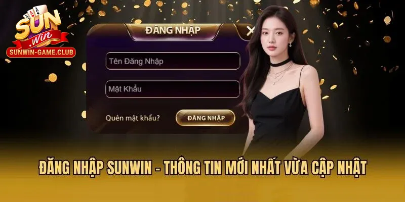 Nhập thông tin đăng nhập Sunwin