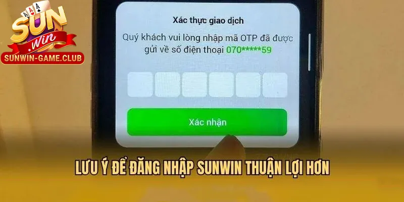 Những điểm dễ bỏ sót khi đăng nhập